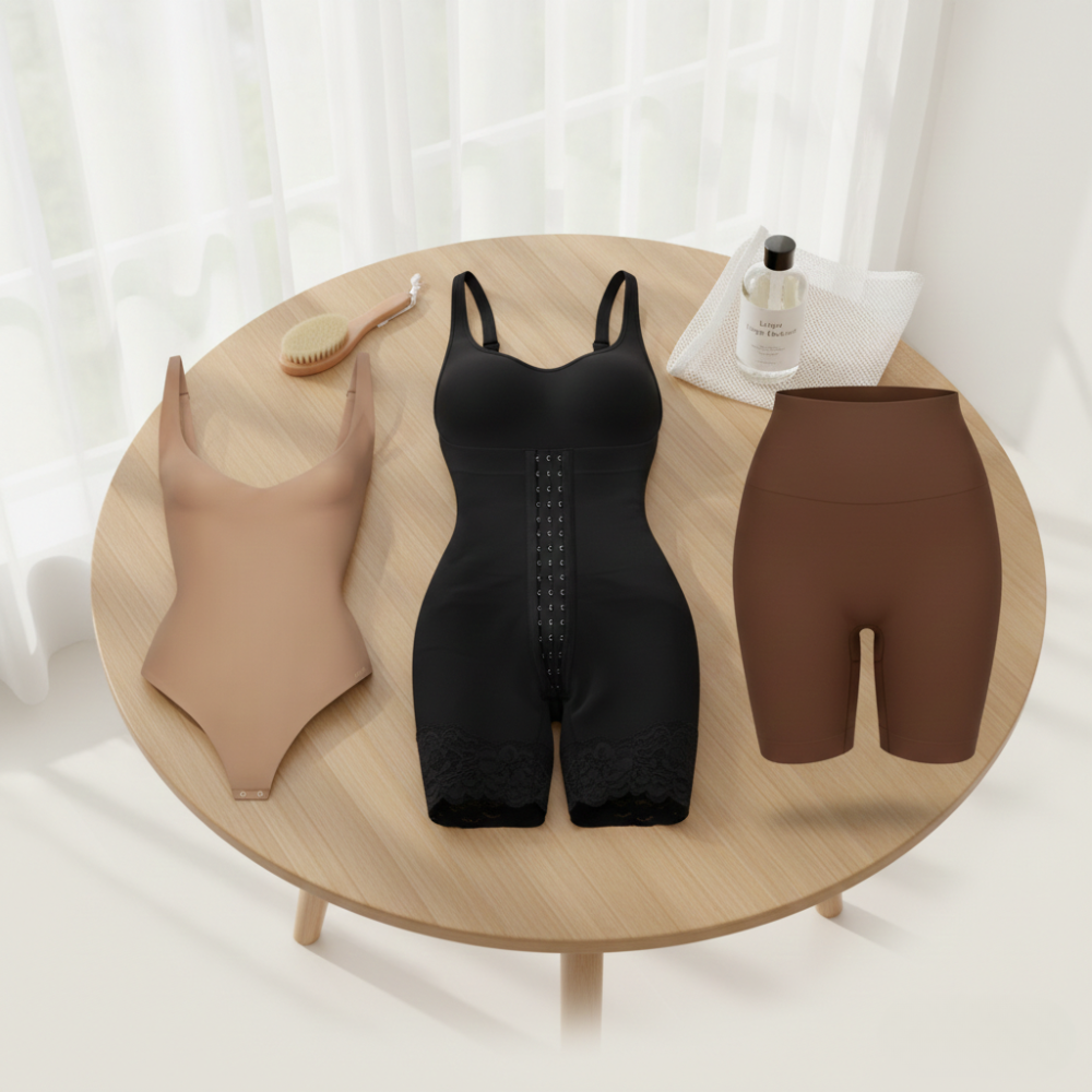 Entretien gaine sculptante Gabmood lavage 30 degrés filet de protection et produits délicats pour préserver l'élasticité