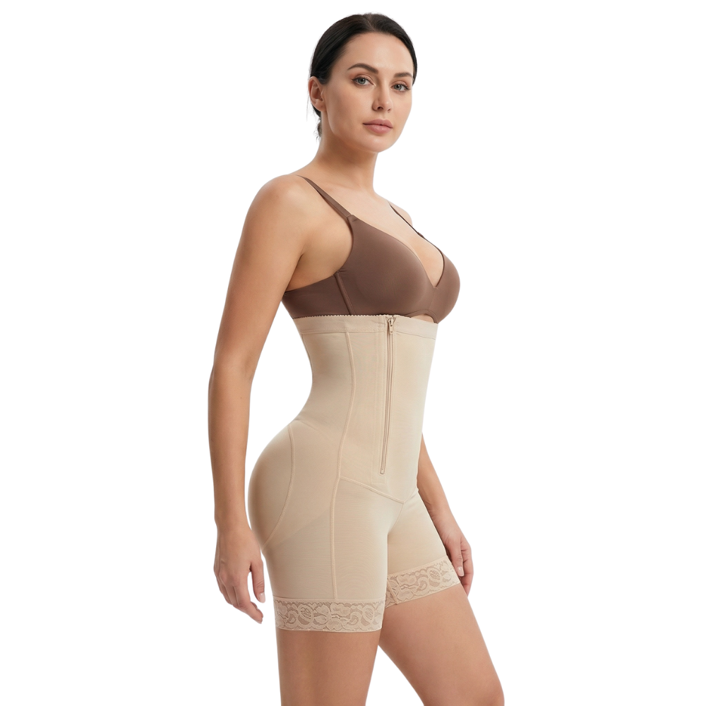 Short gainant taille haute nude silhouette lissée