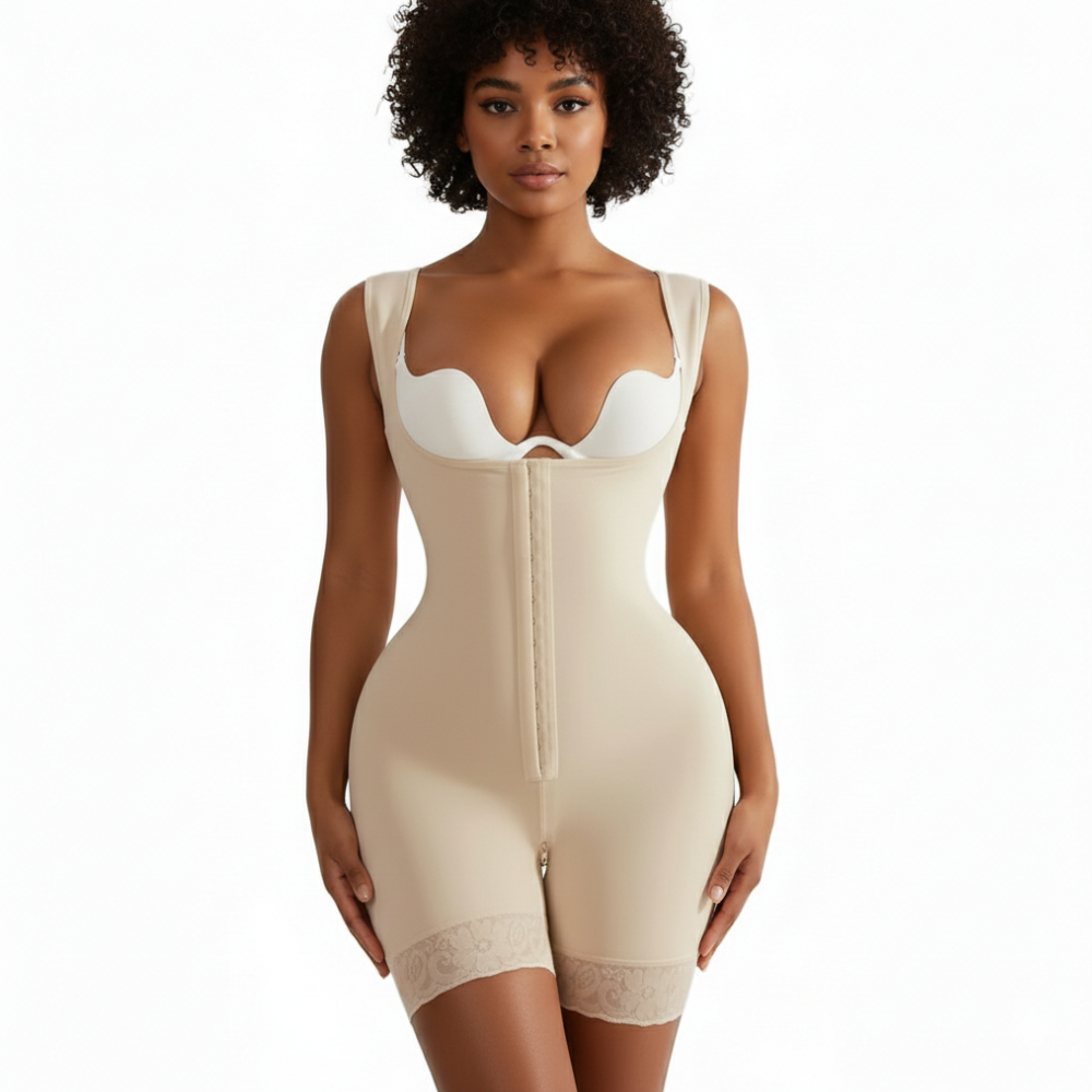 Gaine sculptante beige pour une silhouette lissée et un maintien structuré Gabmood