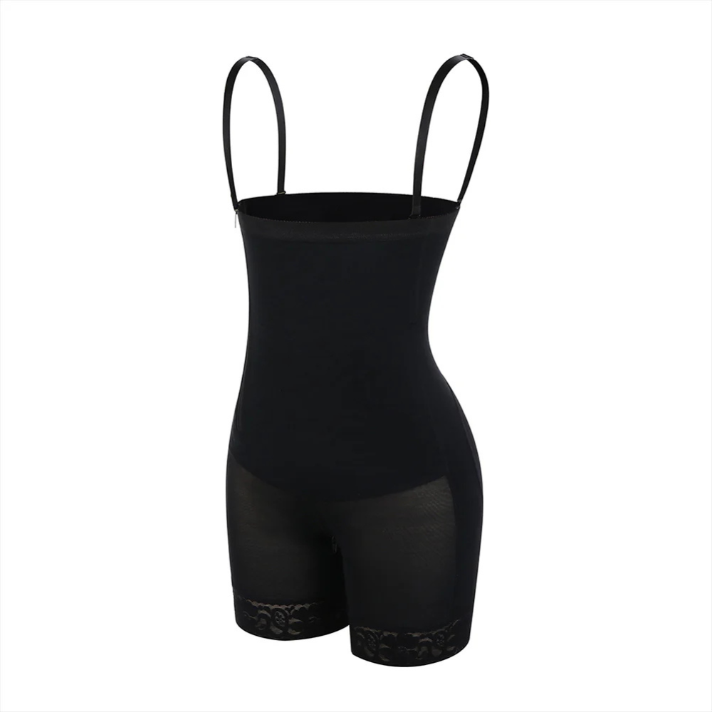Short taille haute noir, maintien ciblé abdomen/hanche