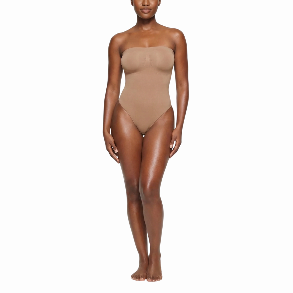 Maintien poitrine naturel sur le body bustier sans couture Gabmood.