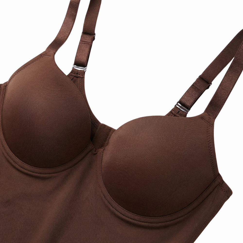 Détail de la zone de compression ciblée taille haute body Gabmood