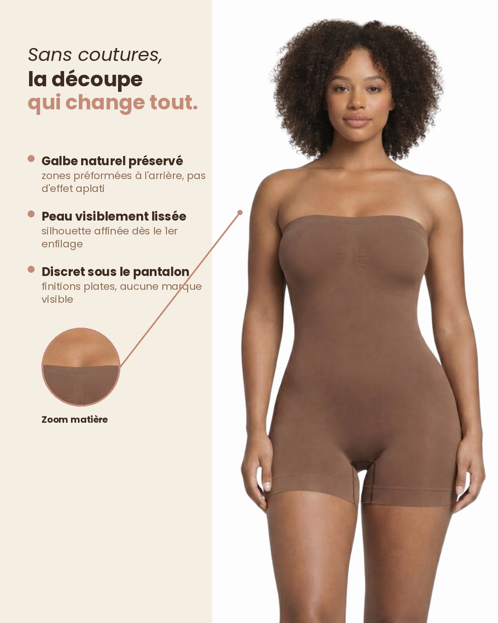 Body Shorty Contouring 360° | Technologie Silk-Sculpt™